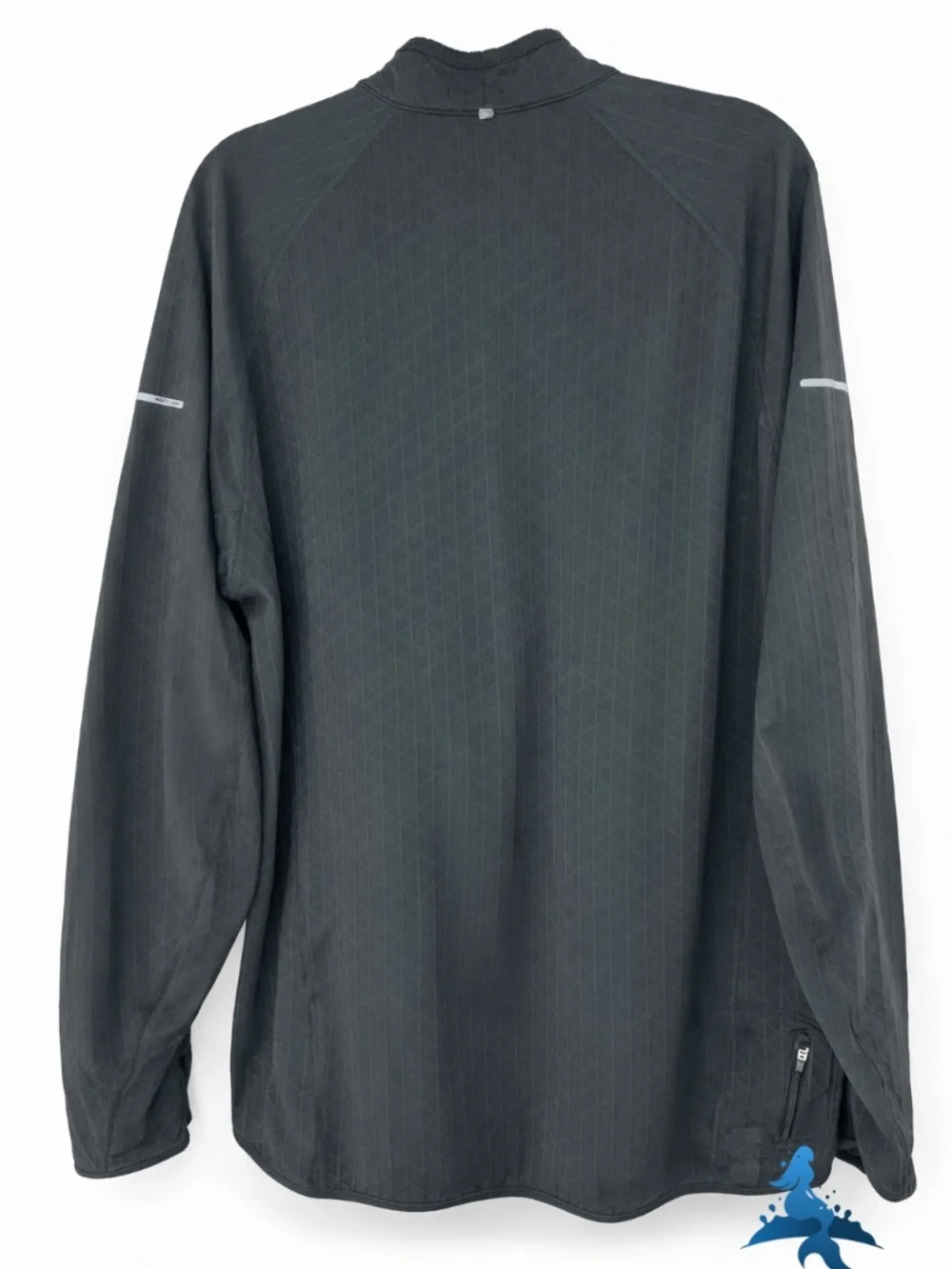 1291 NIKE Element Jacquard Half-Zip Running Top – XL – Black